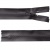 Молния водонепроницаемая PVC Т-7, 20 см, неразъемная, цвет (301)-т.серый - купить в Черкесске. Цена: 21.56 руб.