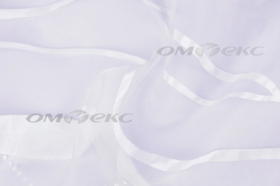 Органза деворэ 686 "Кристина" С1 (белый), 280 см - купить в Черкесске. Цена 571.15 руб.