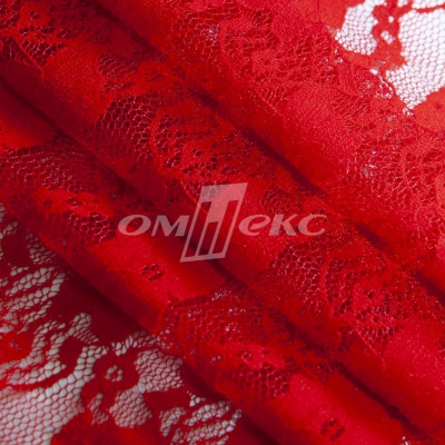 Кружевное полотно стрейч 15A61/RED, 100 гр/м2, шир.150см - купить в Черкесске. Цена 1 597.08 руб.