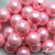 0404-00108-Бусины пластиковые под жемчуг "ОмТекс", 16 мм, (уп.50гр=24+/-1шт) цв.101-св.розовый - купить в Черкесске. Цена: 44.18 руб.
