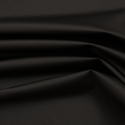 Курточная ткань Дюэл (дюспо), PU/WR/Milky, 80 гр/м2, шир.150см, цвет чёрный - купить в Черкесске. Цена 141.80 руб.
