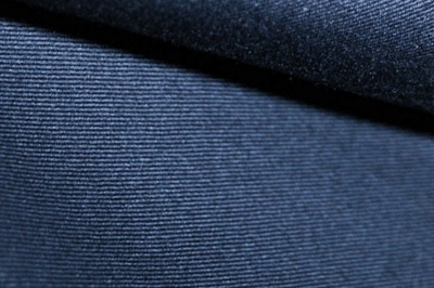 Ткань костюмная 8874/3, цвет темно-синий, 100% полиэфир - купить в Черкесске. Цена 433.60 руб.