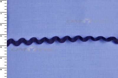 Тесьма плетеная "Вьюнчик"/т.синий - купить в Черкесске. Цена: 48.03 руб.