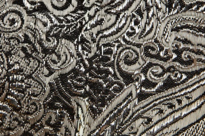 Ткань костюмная жаккард №11, 140 гр/м2, шир.150см, цвет тем.серебро - купить в Черкесске. Цена 383.29 руб.