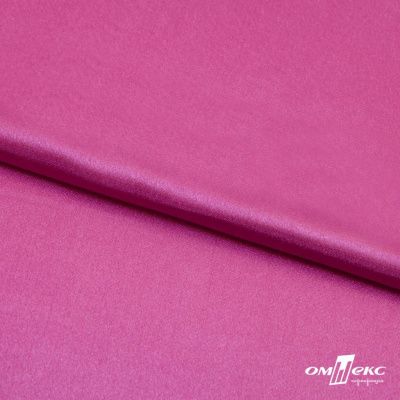 Поли креп-сатин 17-2627, 125 (+/-5) гр/м2, шир.150см, цвет розовый - купить в Черкесске. Цена 155.57 руб.