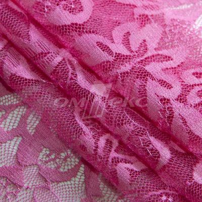 Кружевное полотно стрейч XD-WINE, 100 гр/м2, шир.150см, цвет розовый - купить в Черкесске. Цена 1 851.10 руб.