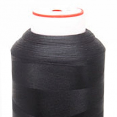 Нитки текстурированные некручёные, намот. 5 000 м, цвет чёрный - купить в Черкесске. Цена: 70.43 руб.