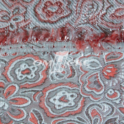 Ткань костюмная жаккард, 135 гр/м2, шир.150см, цвет красный№12 - купить в Черкесске. Цена 441.92 руб.