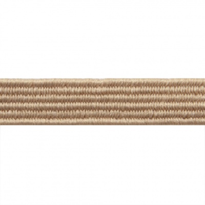 Резиновые нити с текстильным покрытием, шир. 6 мм ( упак.30 м/уп), цв.- 97-бежевый - купить в Черкесске. Цена: 152.05 руб.