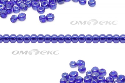 Бисер (TL) 11/0 ( упак.100 гр) цв.108 - синий - купить в Черкесске. Цена: 44.80 руб.