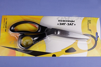 Ножницы ЗИГ-ЗАГ "MAXWELL" 230 мм - купить в Черкесске. Цена: 1 041.25 руб.