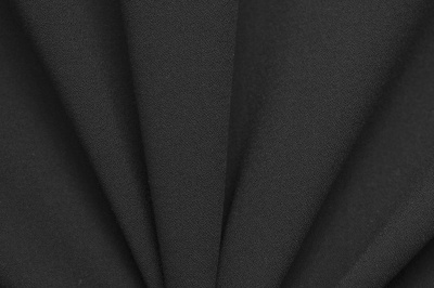 Костюмная ткань с вискозой "Бриджит", 210 гр/м2, шир.150см, цвет чёрный - купить в Черкесске. Цена 570.73 руб.