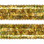 Тесьма с пайетками D16, шир. 20 мм/уп. 25+/-1 м, цвет золото - купить в Черкесске. Цена: 778.19 руб.