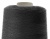 Швейные нитки (армированные) 28S/2, нам. 2 500 м, цвет чёрный - купить в Черкесске. Цена: 139.91 руб.