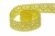 Тесьма кружевная 0621-1059, шир. 20 мм/уп. 20+/-1 м, цвет 017-жёлтый - купить в Черкесске. Цена: 507.67 руб.
