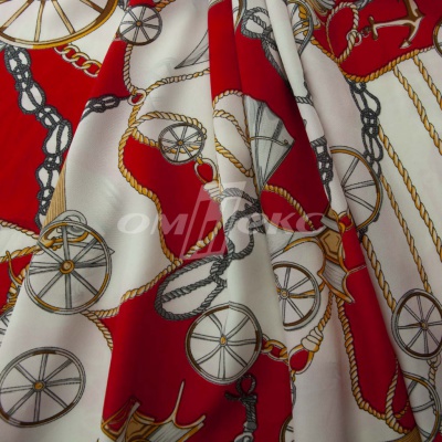 Плательная ткань "Фламенко" 13.1, 80 гр/м2, шир.150 см, принт этнический - купить в Черкесске. Цена 243.96 руб.
