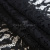 Кружевное полотно #2307, 145 гр/м2, шир.150см, цвет чёрный - купить в Черкесске. Цена 449.07 руб.