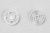 Кнопки пришивные пластиковые 11,5 мм, блистер 24шт, цв.-прозрачные - купить в Черкесске. Цена: 59.44 руб.